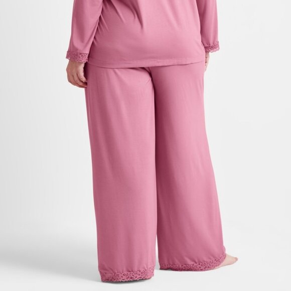 NWT State of Day Women's Collared Knit Pajama PANTS XXL - Picture 2 of 2